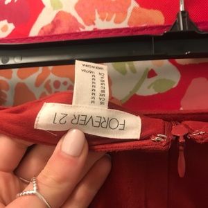 forever 21 fringe skirt